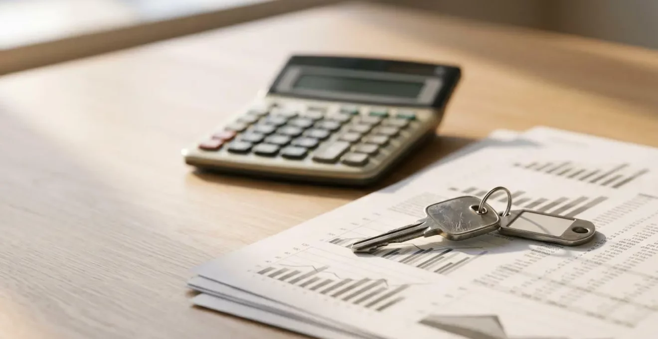 Clés de voiture et calculatrice symbolisant l'équilibre entre financement automobile et budget familial