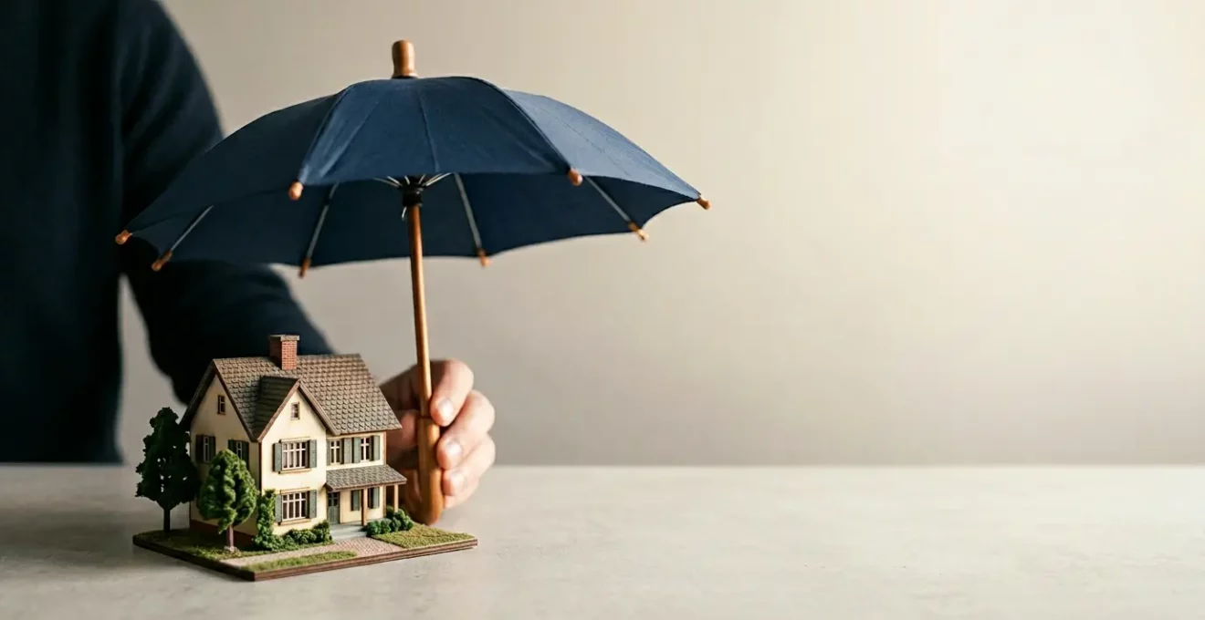 Scène évoquant la sécurité financière face à la perte d'emploi dans le contexte d'un crédit immobilier