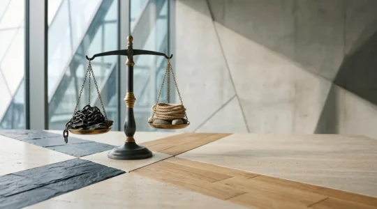 Représentation visuelle du dilemme financier entre piège à dettes et flexibilité en leasing automobile
