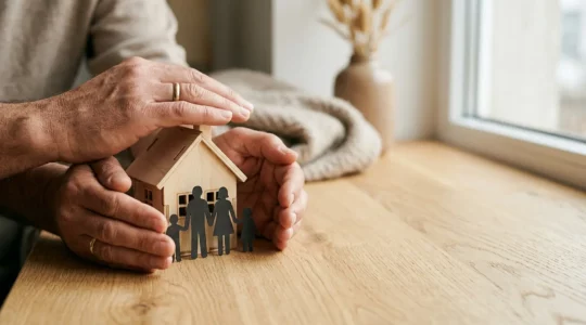 Famille protégée par l'assurance emprunteur en cas de décès