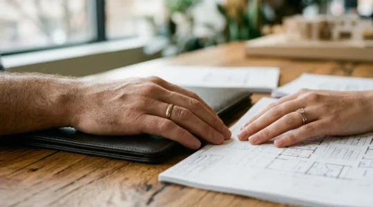 Vue professionnelle d'une signature de contrat d'assurance emprunteur, illustrant la compréhension des engagements du crédit immobilier