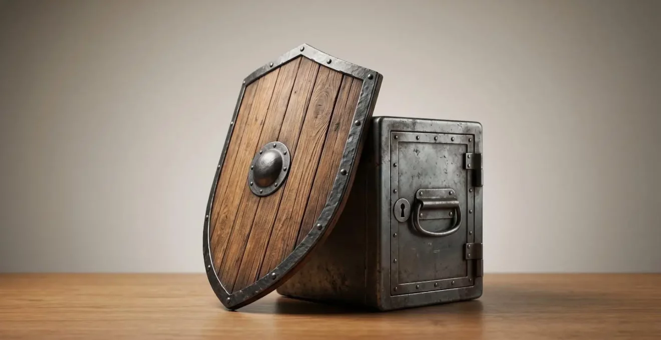 Représentation visuelle de la complémentarité entre assurance prêt et assurance décès pour la protection du foyer